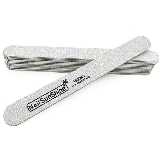 Wooden Nail Shaping Sandpaper Filer - 10 Pcs - dealskart.com.au