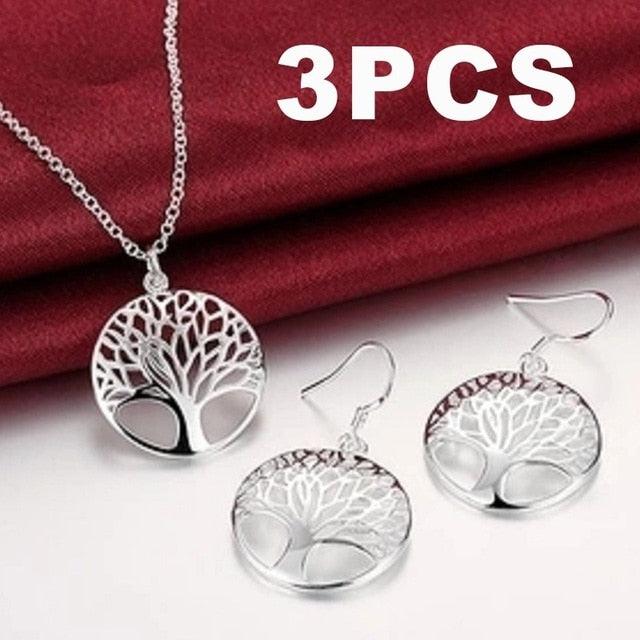 Exquisite Water Drop Styled Pendant Jewelry Set - Metal Toned - dealskart.com.au