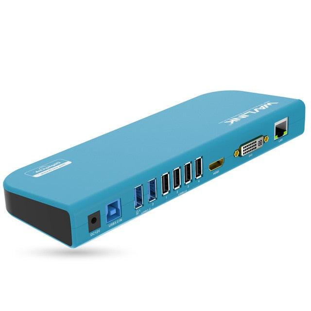 11-in-1 USB 3.0 Universal Docking Station - For Laptops & Tablets - dealskart.com.au