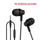 PunnkFunnk Metal Wired Earphone 1.2M Deep Bass Stereo sport in-ear headphoneW/Mic Volume Control For Samsung Iphone 5 6 7 8 11 - dealskart.com.au