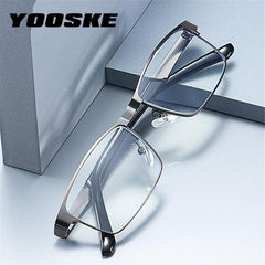 Yooske Stainless Steel Men’s Reading Glasses- +1.0 1.5 2.0 2.5 3 3.5 4.0 - dealskart.com.au