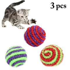 Pet Accessories- 3Pcs Soft Mouse Playing Toy - dealskart.com.au