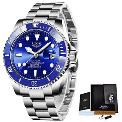 Lige Luxury Fashion Men’s Quartz Wristwatch - dealskart.com.au