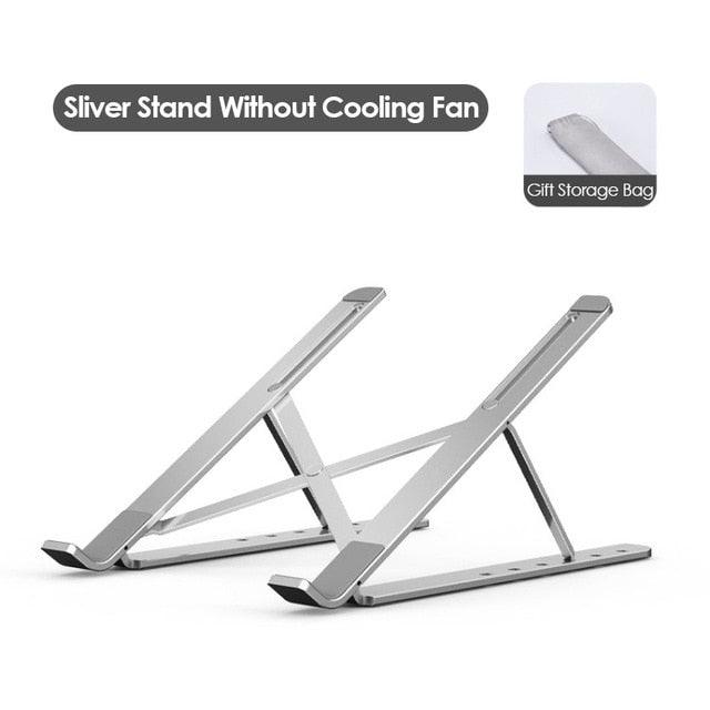 Foldable Laptop tablet Stand With Cooling Fan - dealskart.com.au