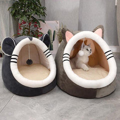 Pet Accessories- Warm Soft Cushy Sleeping Nest for Cats - dealskart.com.au