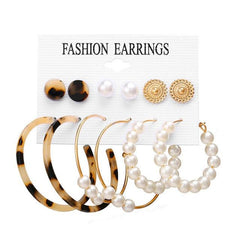 Oversize Hoop Earrings Set Gold Color Round Circle Women's Earrings DIY 2020 Brincos Statement Jewelry - dealskart.com.au