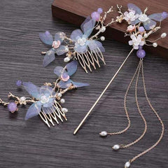 Dazzling Faux Pearl Studded Hair Pins - For Women/ Girls - dealskart.com.au