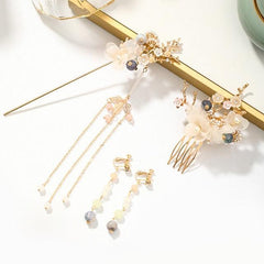 Dazzling Faux Pearl Studded Hair Pins - For Women/ Girls - dealskart.com.au