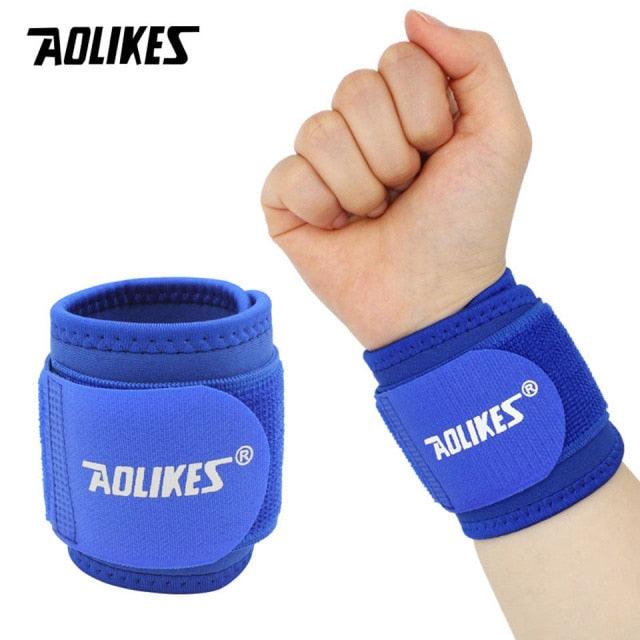 AOLIKES Wrist Support for Sports Adjustable, Compression Wrap Wristband 1Pc - dealskart.com.au
