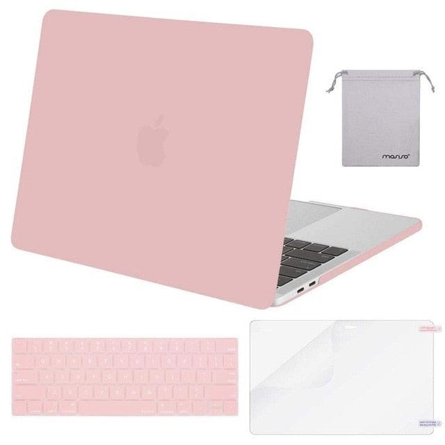 Crystal\Matte Laptop Case For Macbook Pro Retina Air 11 12 13 15 16 Cover For 2020 New Air 13 A2179 Pro 13 Touch Bar A2289 A2251 - dealskart.com.au