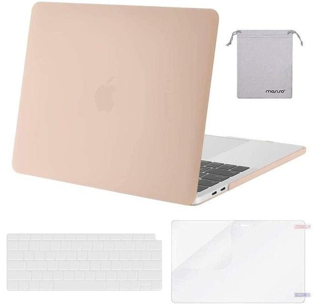 Crystal\Matte Laptop Case For Macbook Pro Retina Air 11 12 13 15 16 Cover For 2020 New Air 13 A2179 Pro 13 Touch Bar A2289 A2251 - dealskart.com.au