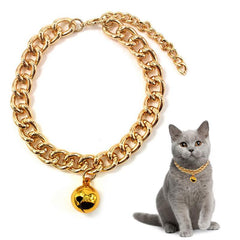 Pet Accessories- Cat’s Aluminum Decorative Collar Necklace Chain - dealskart.com.au