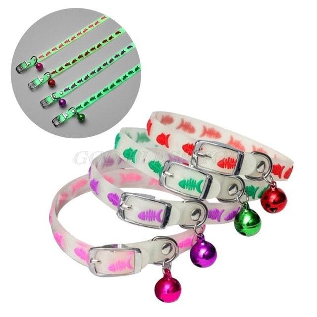 Luminious Glow Collar Belts with Bell - dealskart.com.au