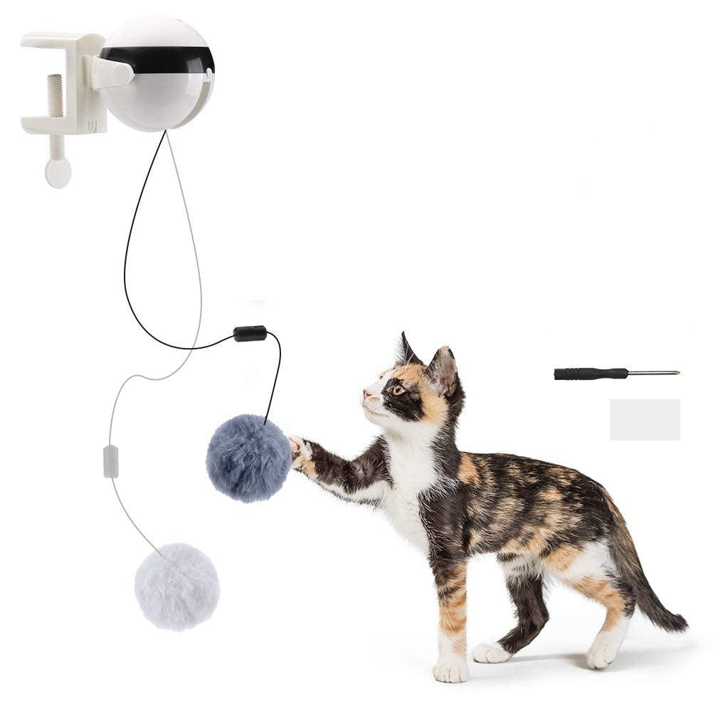 Electric Automatic Lifting Motion Cat Toy Interactive Puzzle Smart Pet Cat Teaser Ball Pet Supply Lifting Toys - dealskart.com.au