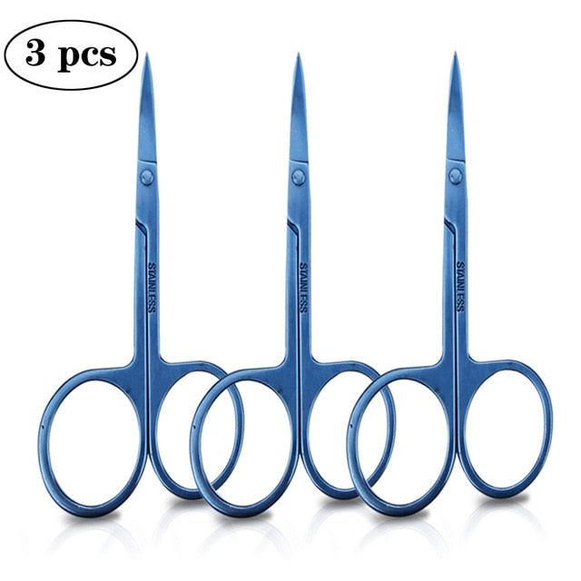 Stainless Steel Nail Cutile Cutter Scissors - 2/ 3 Pcs - dealskart.com.au