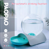 2.8L Pet Cat Bubble Automatic Water Feeder Fountain For Pets Water Dispenser Large Drinking Bowl Cat Drink No Electricity NEW - dealskart.com.au
