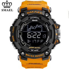 SMAEL Mens Watch Military Waterproof Sport Wrist Watch Digital Stopwatches For Men 1802 Military Watches Male Relogio Masculino - dealskart.com.au