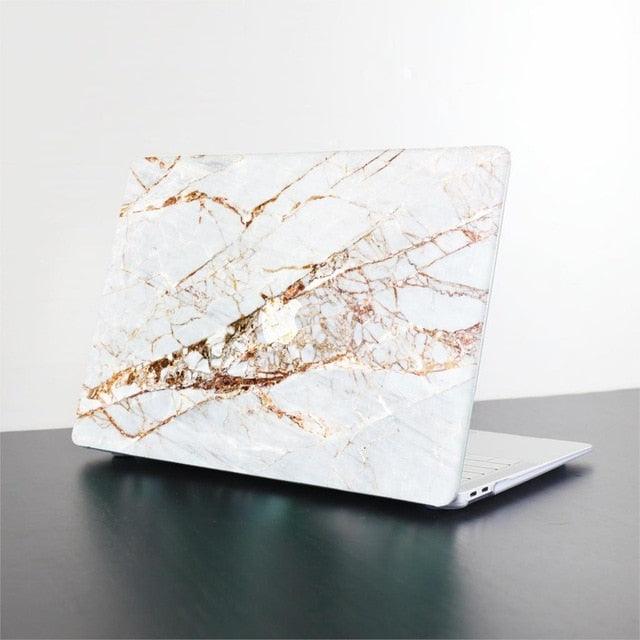 MacBook Hard Shell Case Cover - Marble Pattern, Lightweight - dealskart.com.au