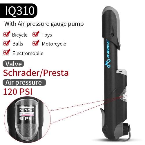 INBIKE Portable Bicycle Mini Hand Pump- Schrader/Presta Valve - dealskart.com.au