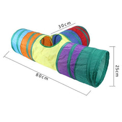 Pet Accessories- 2/3/4/5-way collapsible Pet Fun Tunnel - dealskart.com.au