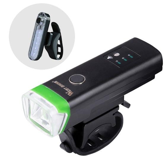 WEST BIKING Front Bicycle Light USB Rechargeable LED Bike Light Waterproof Cycling Headlight Climbing Safety Flashlight Lamps - dealskart.com.au