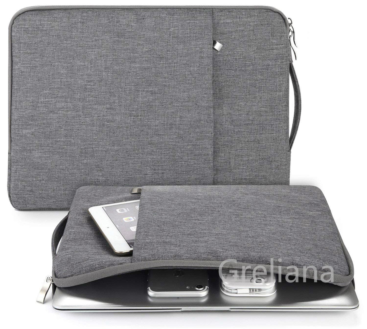 Zipper Sleeve Laptop Bags - Dual Compartment, Lightweight, Waterproof - dealskart.com.au