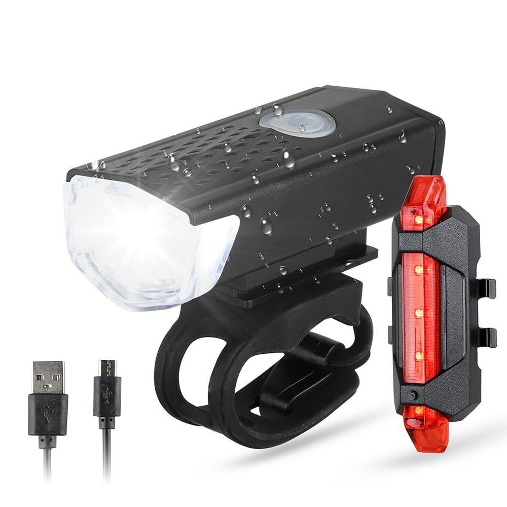 USB Rechargeable Waterproof Bike Flashlight Lamp - dealskart.com.au