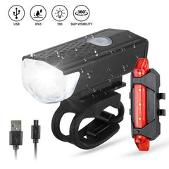 USB Rechargeable Waterproof Bike Flashlight Lamp - dealskart.com.au