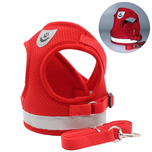 Pet Accessories- Cat/Dog Leash Set Nylon Vest - dealskart.com.au