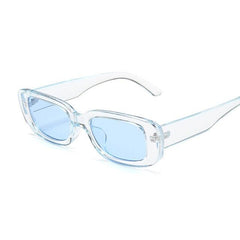 Vintage Black Square Sunglasses Women Luxury Brand Small Rectangle Sun Glasses Female Gradient Clear Mirror Oculos De Sol - dealskart.com.au