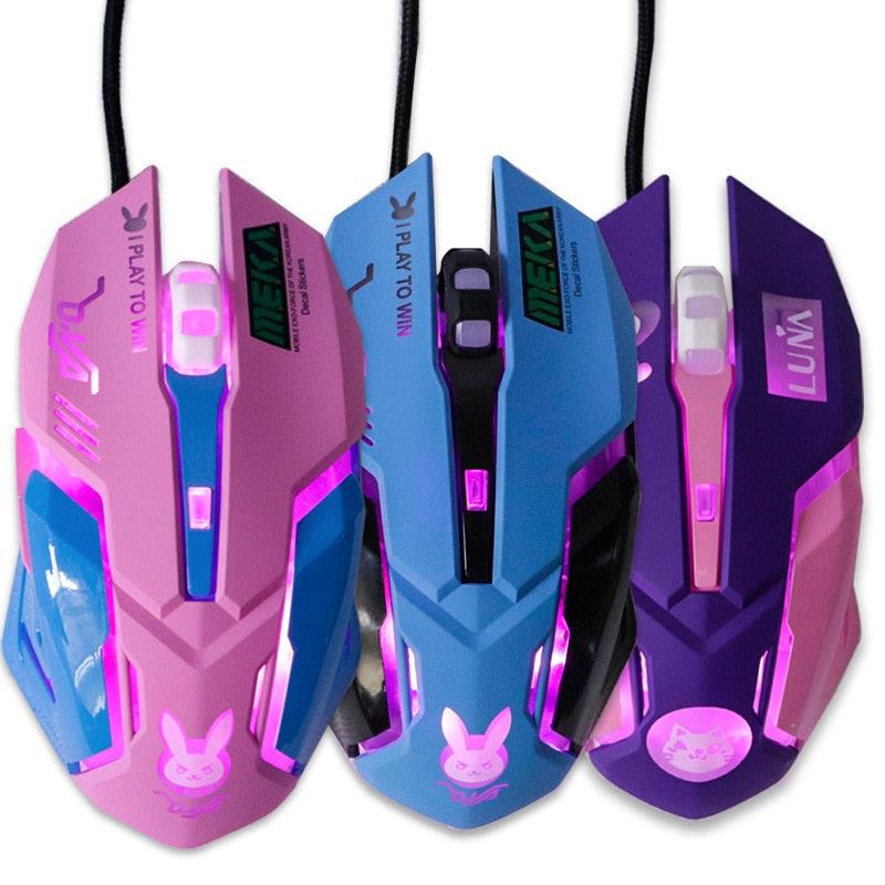 E-Sports Gaming Mouse - Wired USB, 6 Keys, Adjustable DPI - dealskart.com.au