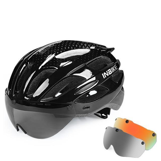 In-Bike Unisex Cycling Helmet with Goggles - dealskart.com.au