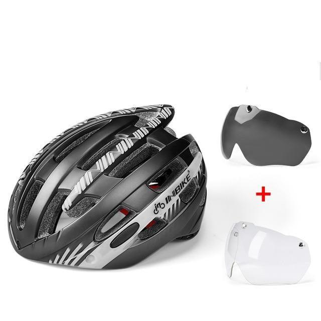 In-Bike Unisex Cycling Helmet with Goggles - dealskart.com.au