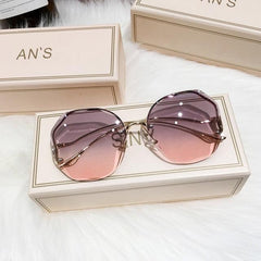 Oulylan Gradient Oversize Sunglasses for Women - dealskart.com.au