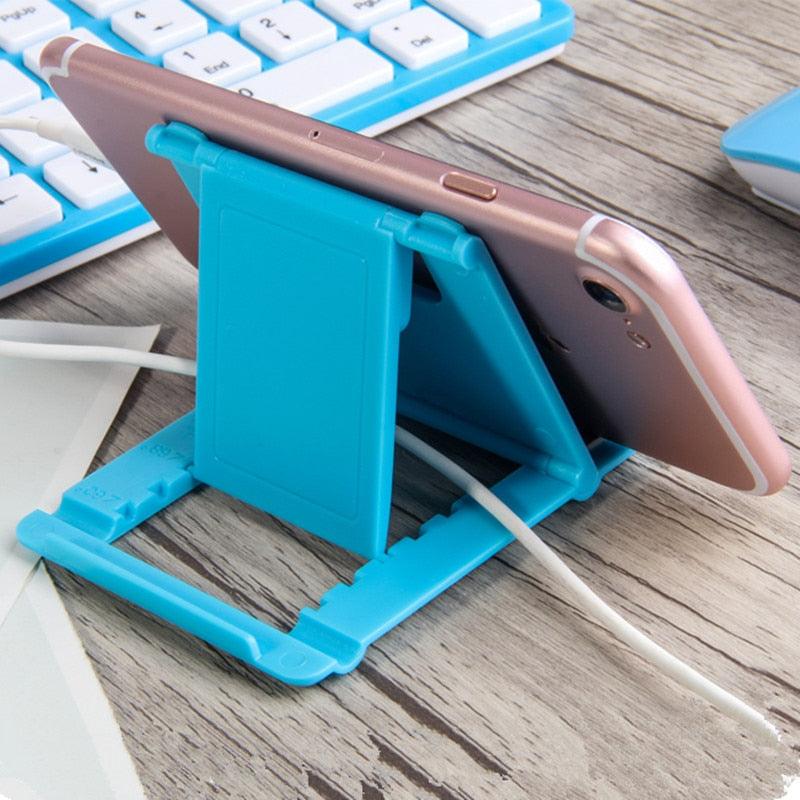 Phone Holder Desk Stand For Your Mobile Phone Tripod For iPhone Xsmax Huawei P30 Xiaomi Mi 9 Plastic Foldable Desk Holder Stand - dealskart.com.au