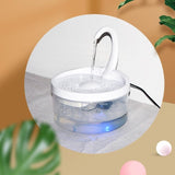 Intelligent Cat Drinking Water Fountain Automatic Circulating Water Dispenser Silent Water Filtration with Night Vision - dealskart.com.au