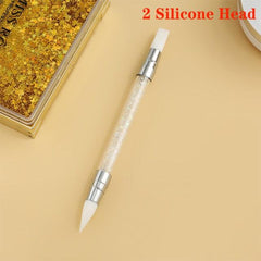 Double Headed Nail Art Designing Tool - Wax & Metal Tip - dealskart.com.au