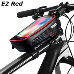 WILD MAN Rainproof MTB Bicycle Bag Cycling Frame Front Top Tube Touchscreen Phone Bag Reflective Phone Case Bike Accessories - dealskart.com.au