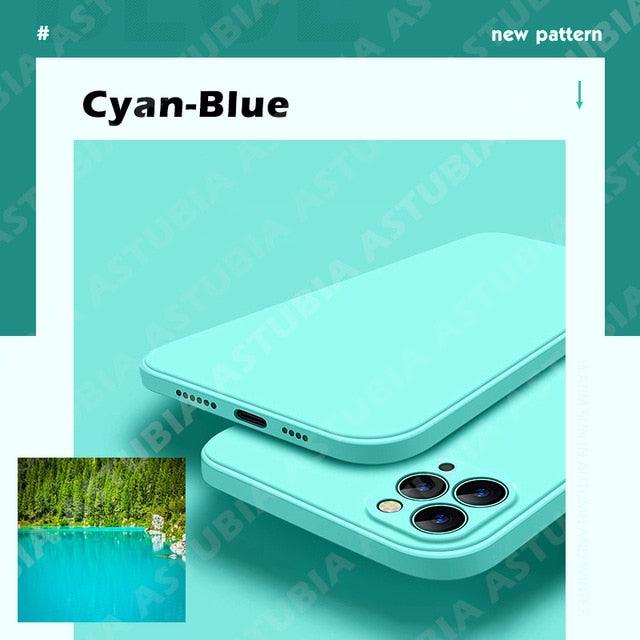 Pastel Coloured Soft Silicone Protective Cover - For iPhone 7/8/X/11/12 Series - dealskart.com.au