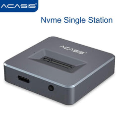 Acasis NVME Enclosure Clone Docking Station USB 3.1 Gen 2 No Cable Clone For SSD, USB to M2 SSD Key M - dealskart.com.au