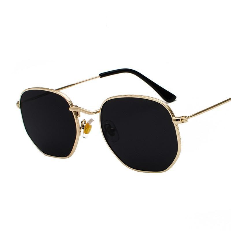 Unisex Vintage Square Metal Frame Sunglasses - dealskart.com.au