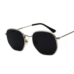 Unisex Vintage Square Metal Frame Sunglasses - dealskart.com.au