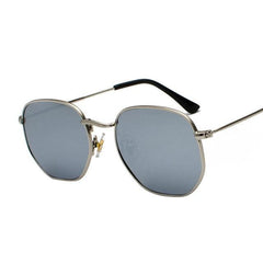 Unisex Vintage Square Metal Frame Sunglasses - dealskart.com.au