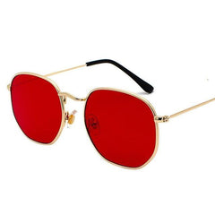 Unisex Vintage Square Metal Frame Sunglasses - dealskart.com.au