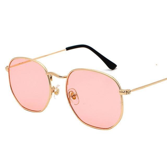 Unisex Vintage Square Metal Frame Sunglasses - dealskart.com.au