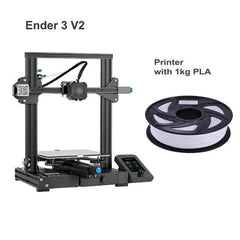 3D Ender-3 V2 Mainboard With silent TMC2208 Stepper Drivers New UI & 4.3 Inch Color Lcd Carborundum Glass Bed 3D Printer - dealskart.com.au