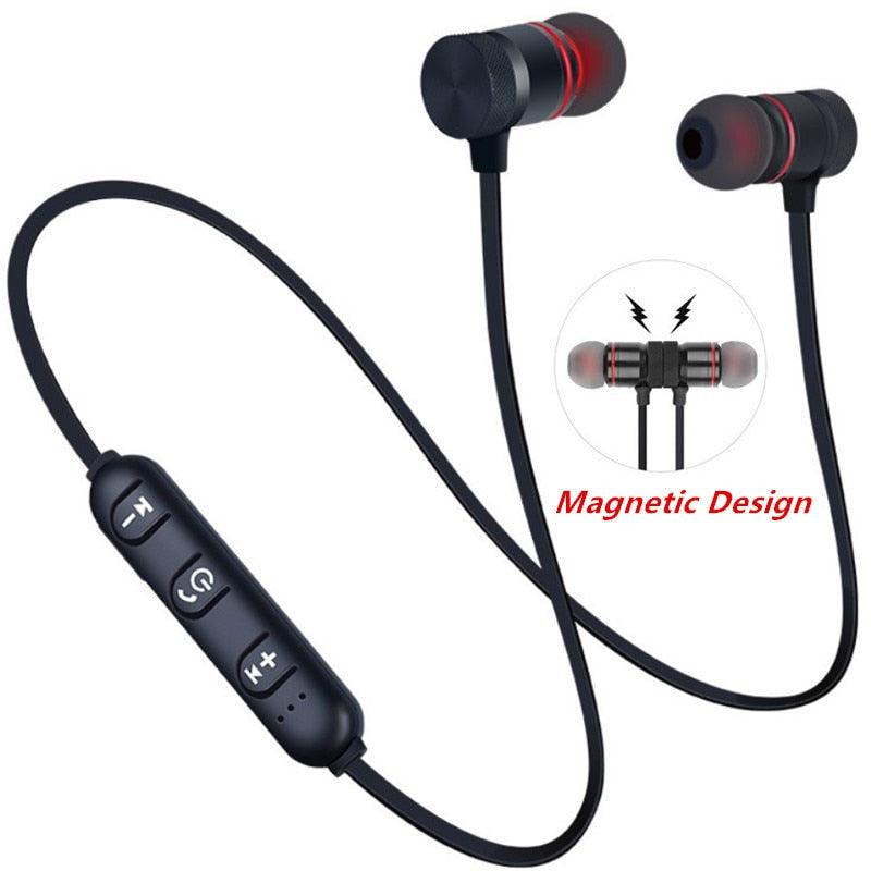 5.0 Wireless Bluetooth Earphone Fone de ouvido Neckband Stereo Headphones Mobile Sport Earbuds Headset With Mic For All Phone - dealskart.com.au