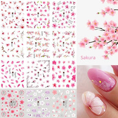 12 Pcs/Set Fun Cartoon Water Stickers and Decals for Nail Decoration - dealskart.com.au