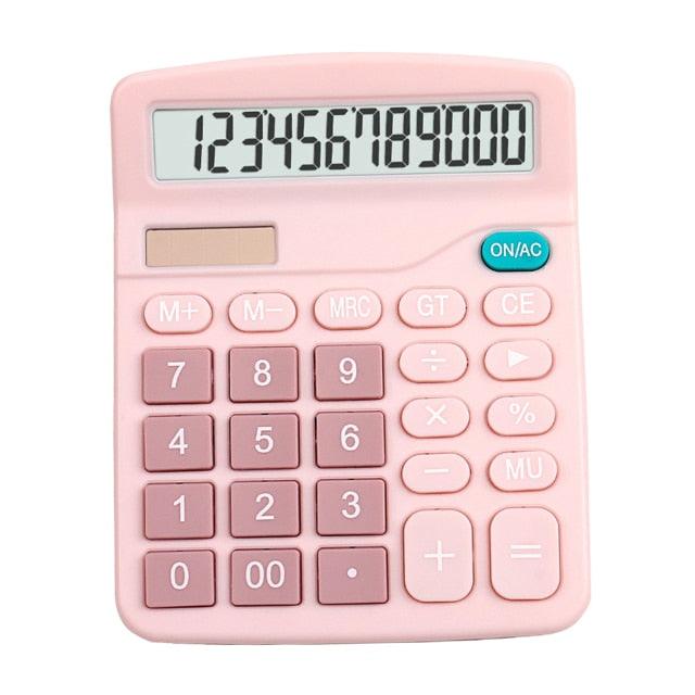 12 Digits Electronic Calculator Large Screen Desktop Calculators Home Office School Calculators Financial Accounting Tools - dealskart.com.au
