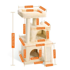 Pet Accessories- Cat’s Multilayer Toy Condo and Scratcher - dealskart.com.au